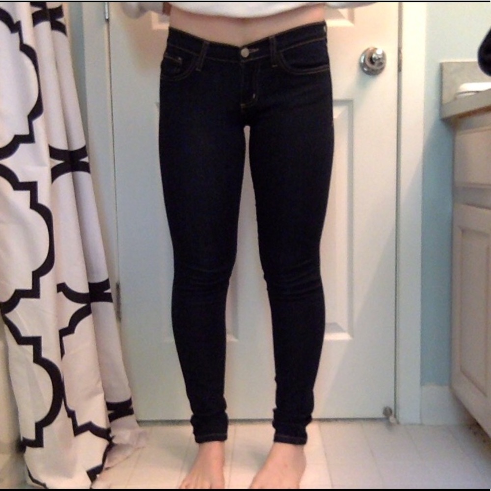 Super dark wash flying monkey jeans